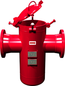 Sure Flow BWH150 x BWH300 Carbon Steel and BWH150SS / BWH300SS Stainless Steel with Quick Opening Hinged Cover, Fabricated Basket Strainer
