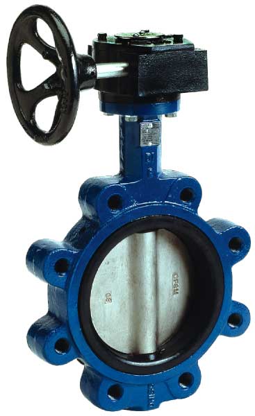 BFVL Lug Style Flanged Butterfly Valve Gear Operator