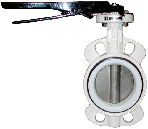 Sure Flow BFVW Wafer Butterfly Valve Standard Lever Lockout