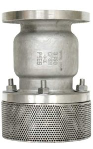 FV125SS Steel silent seat foot valve