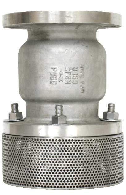 Sure Flow FV125SS Steel Silent Seat Foot Valve with Flanged End