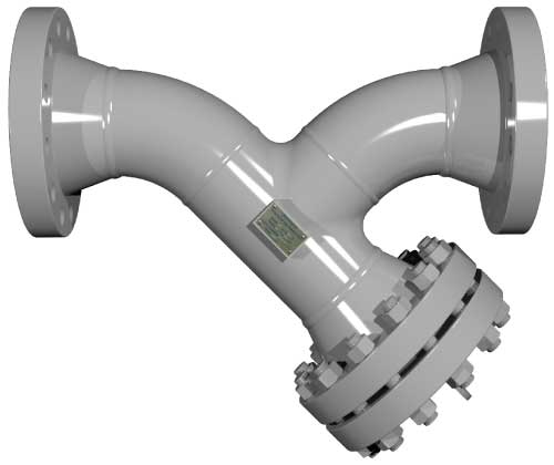 The Sure Flow Fabricated “FWT” Y strainer differs from the “FW” Y strainer by incorporating standard buttweld components into its construction.
