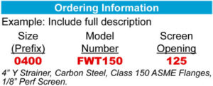 FWT150 ordering info
