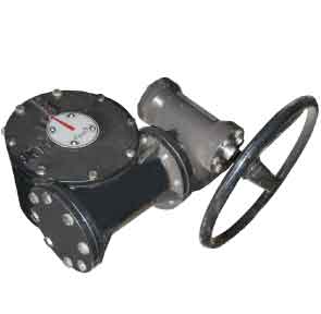 Gear Operator Butterfly Valve landing