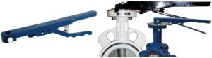 Lever with Standard Lockout Sure Flow Butterfly Valve