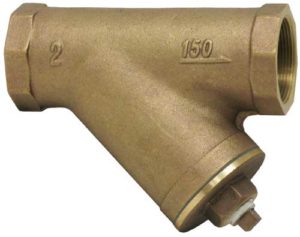 This is the Sure Flow TB150 / TB300 Cast Bronze Y Strainer with NPT and Sweat End Connections