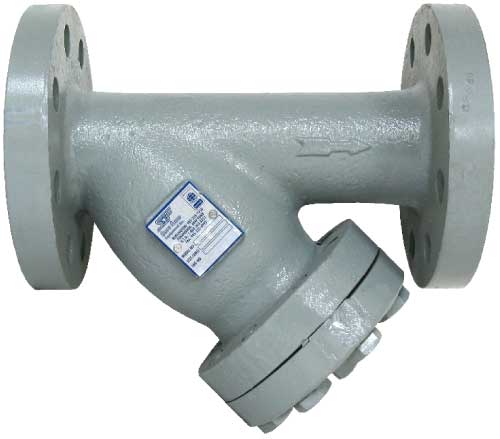 Sure Flow Equipment YF300 Cast Steel and YF300SS Cast 316 Stainless Steel Class 300 Flanged End Connections Y Strainer