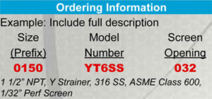 YT6 ordering info