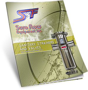 Cover of PDF of Sure Flow Sanitary Strainers and Valves Catalog