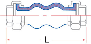 AMU side view schematic flexible connector