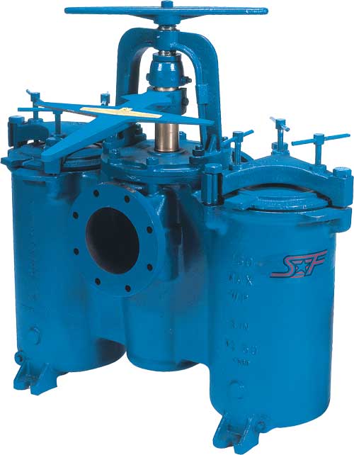 Sure Flow Duplex strainer 5 6 8 inch flanged