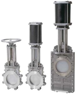 knife gate valves 3 models from Sure Flow