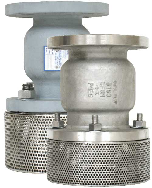 FV125 Globe Silent Seat Foot Valves