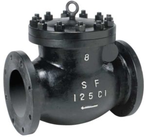 horizontal swing check valve