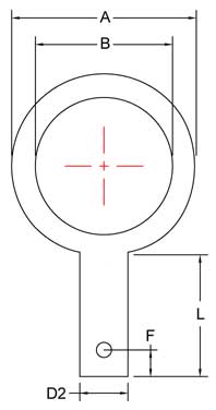 Paddle Spacer schematic for Dimensions menu