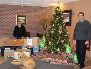 Sure Flow Holiday Food Drive Team