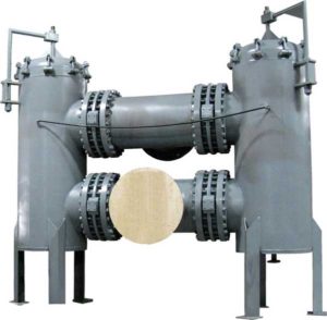 26 inch dual basket strainer assembly