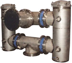 Fabricated 20 inch SS Dual Basket Strainer