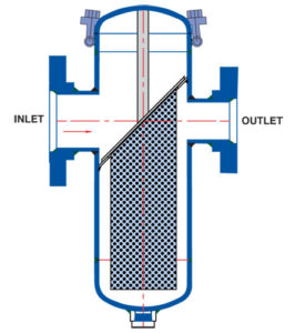 reducing strainer schematic