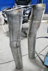Sure Biscuit legs under construction