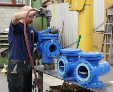 brad installing O rings on basket strainer