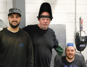 Strainer fabrication team