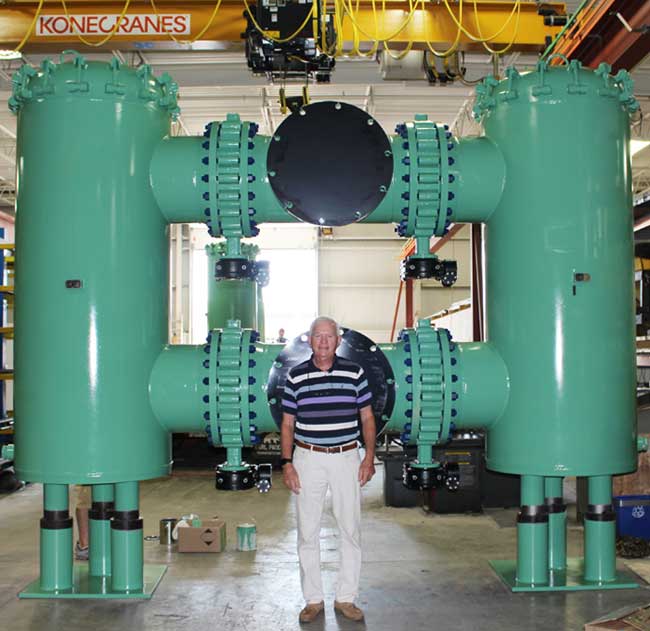 large dual basket strainer for power plant Sure Flow