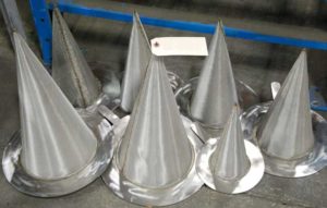cone strainers various sizes
