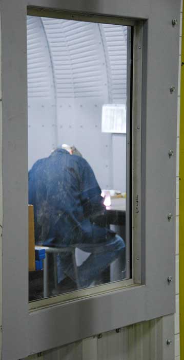 welding in Sure Flows clean welding room