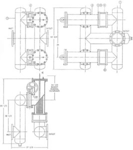 schematic for BWA150 basket strainer
