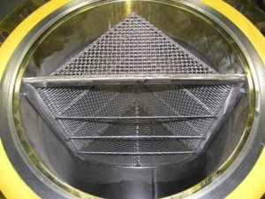 TW High Pressure Tee strainer basket strainer inside view with basket