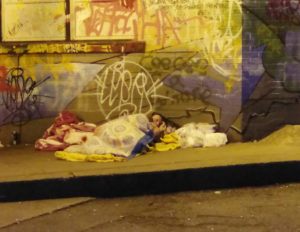 homeless person image