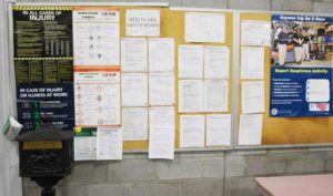 Sure Flow Health and Safety Bulletin Board