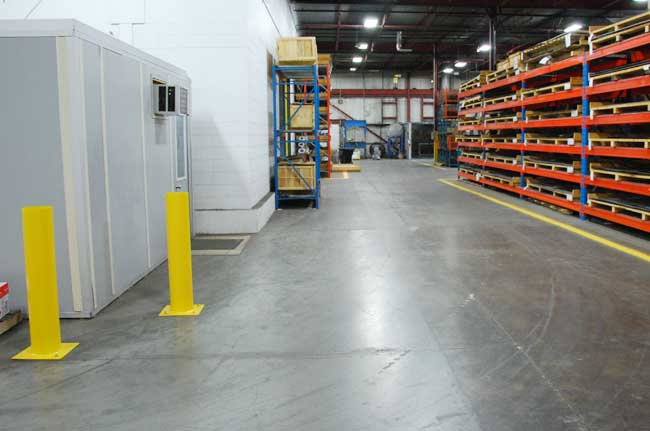 safe laneways for fork lift traffic at Sure Flow