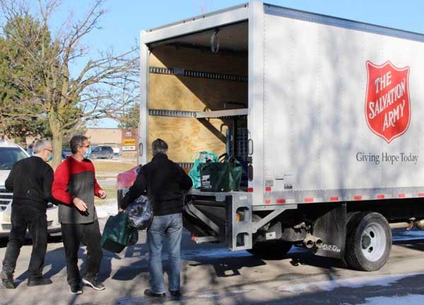 Sure Flow Food Drive Loading the truck 3