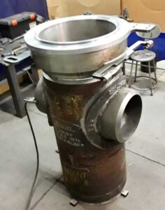 more fit up of fabricated pressure vessel