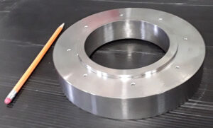 custom bleed ring with pilot holes