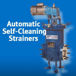automatic self cleaning strainer box
