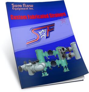 Custom fabricated Strainers catalog cover in 3D med