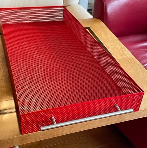 fabricated screen drawer after painting different angle 