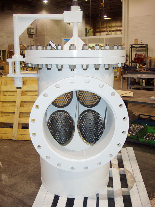large strainer with multiple baskets